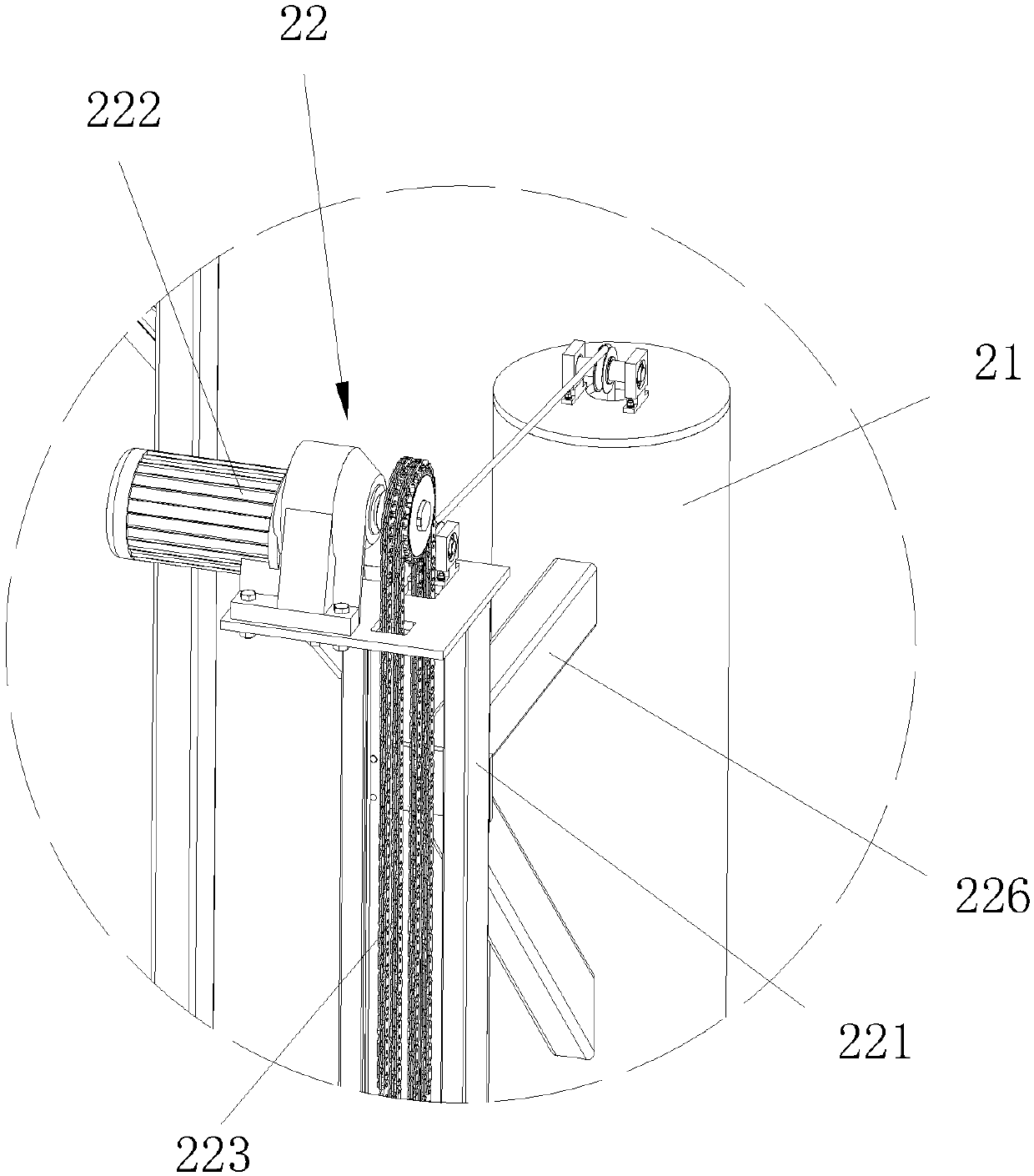 Rotation type multiple-layer non-avoidance three-dimensional parking equipment with portal frame suspension device