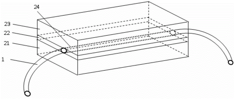 High-power optical fiber cladding power stripper device