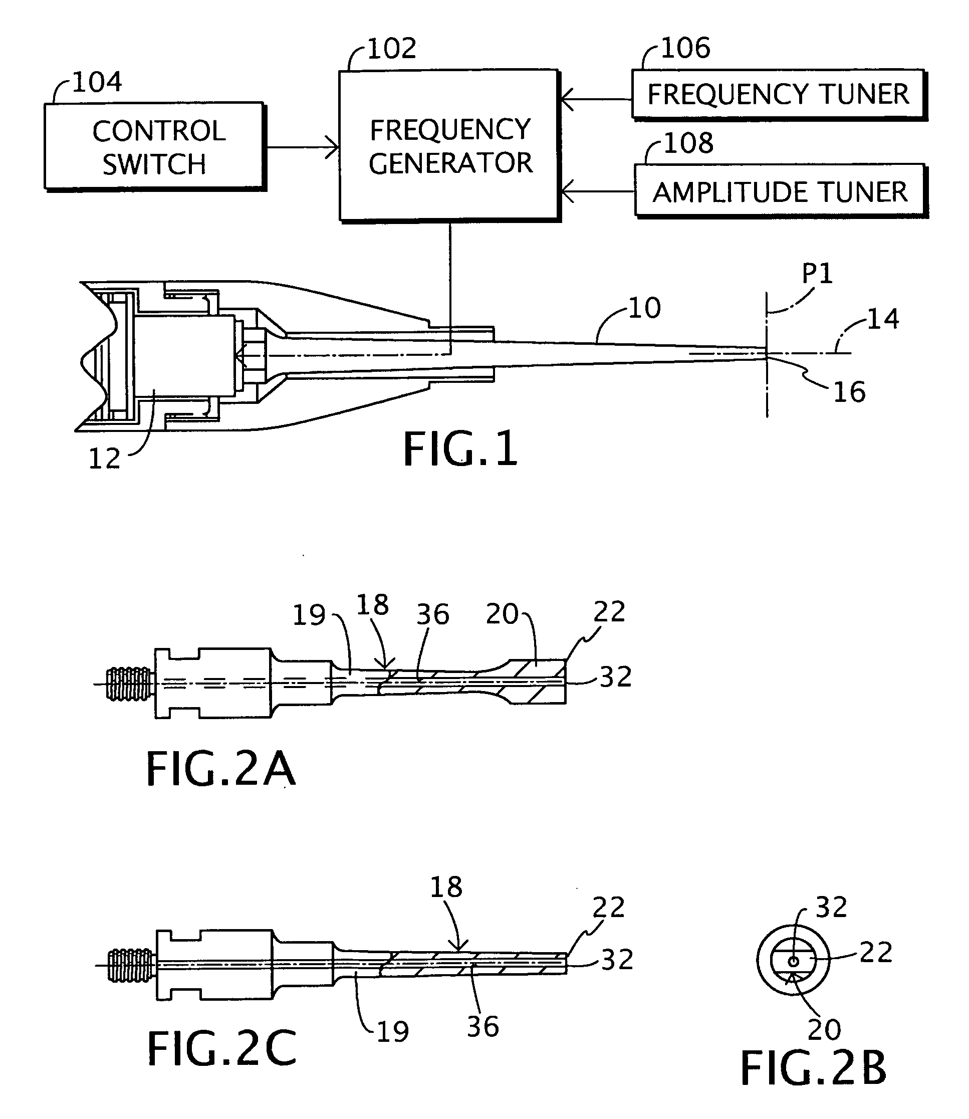 Ultrasonic wound treatment method and apparatus