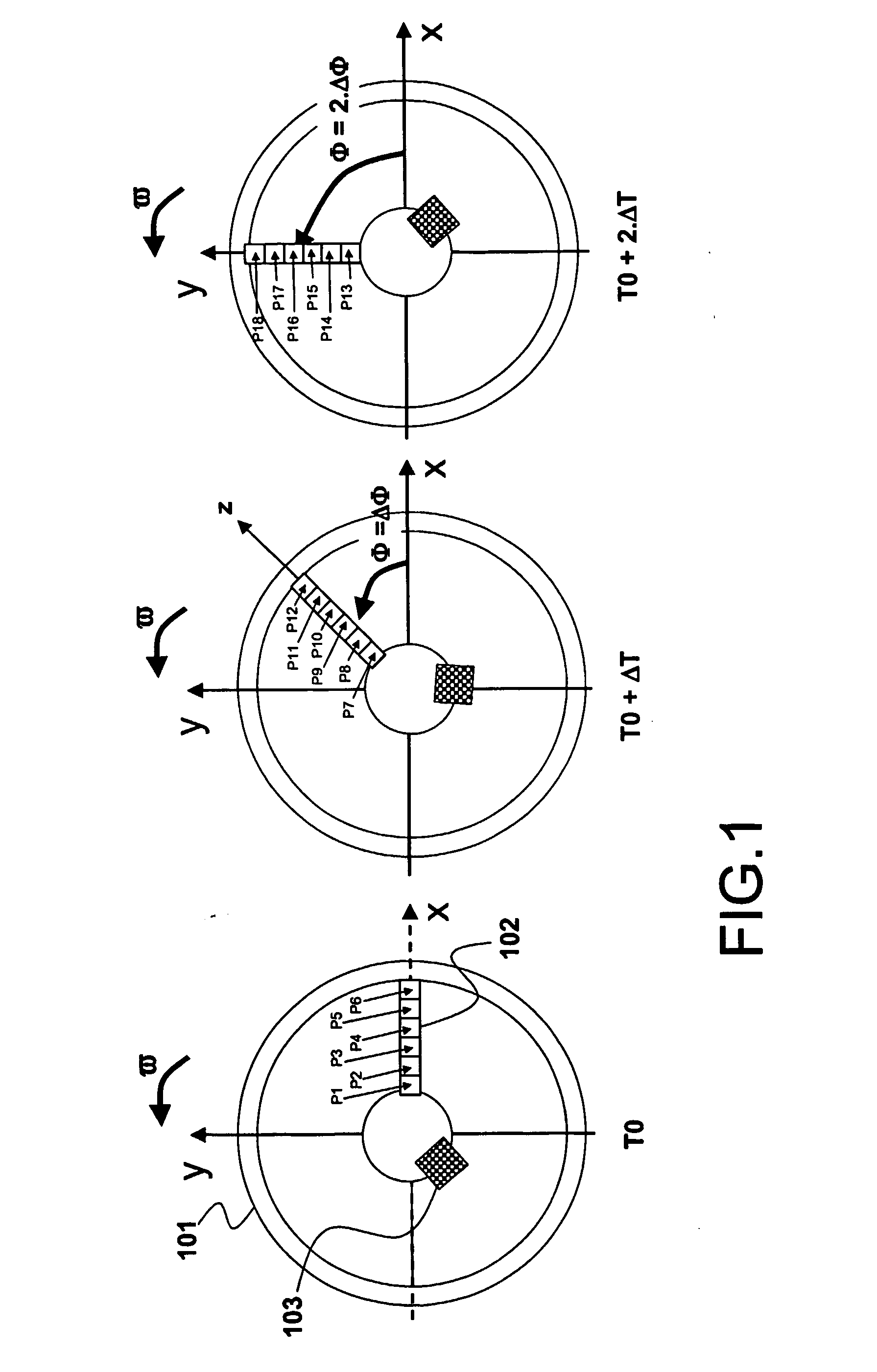 Image data display on an information carrier