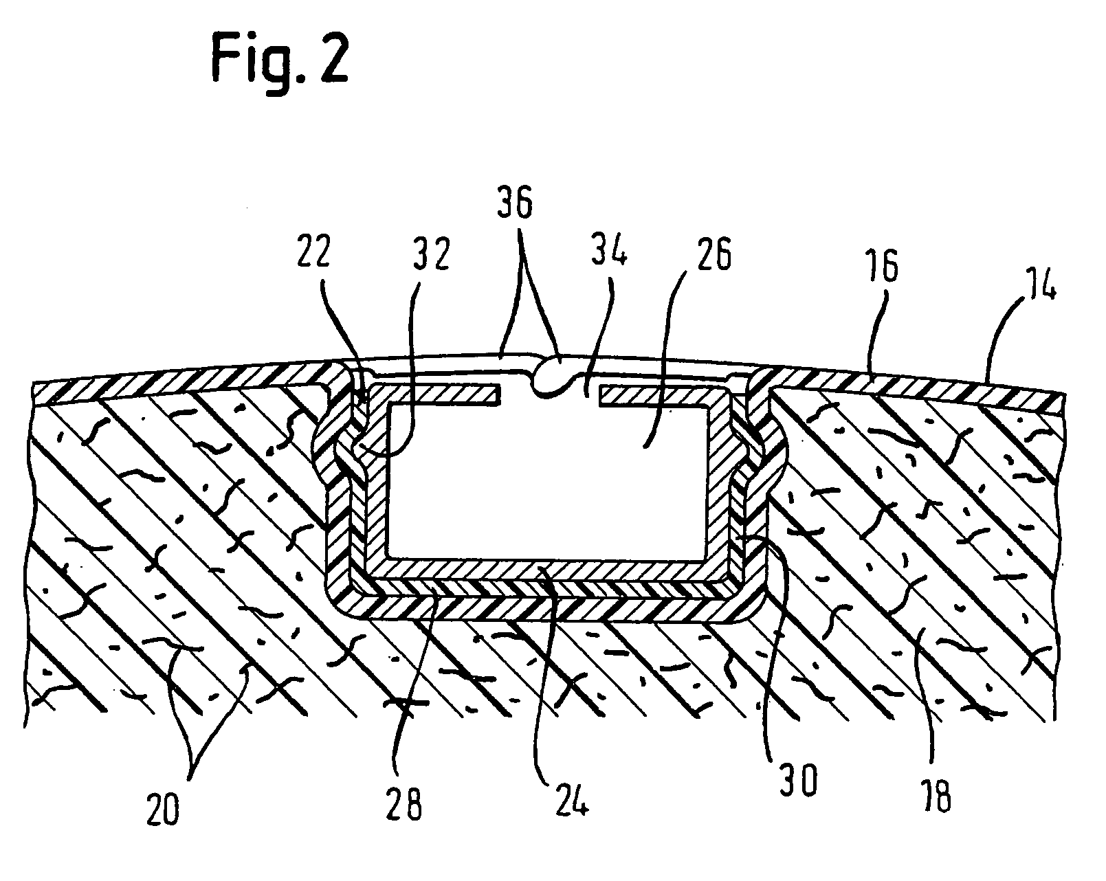 Composite component, in particular, a car body attachment part for a motor vehicle