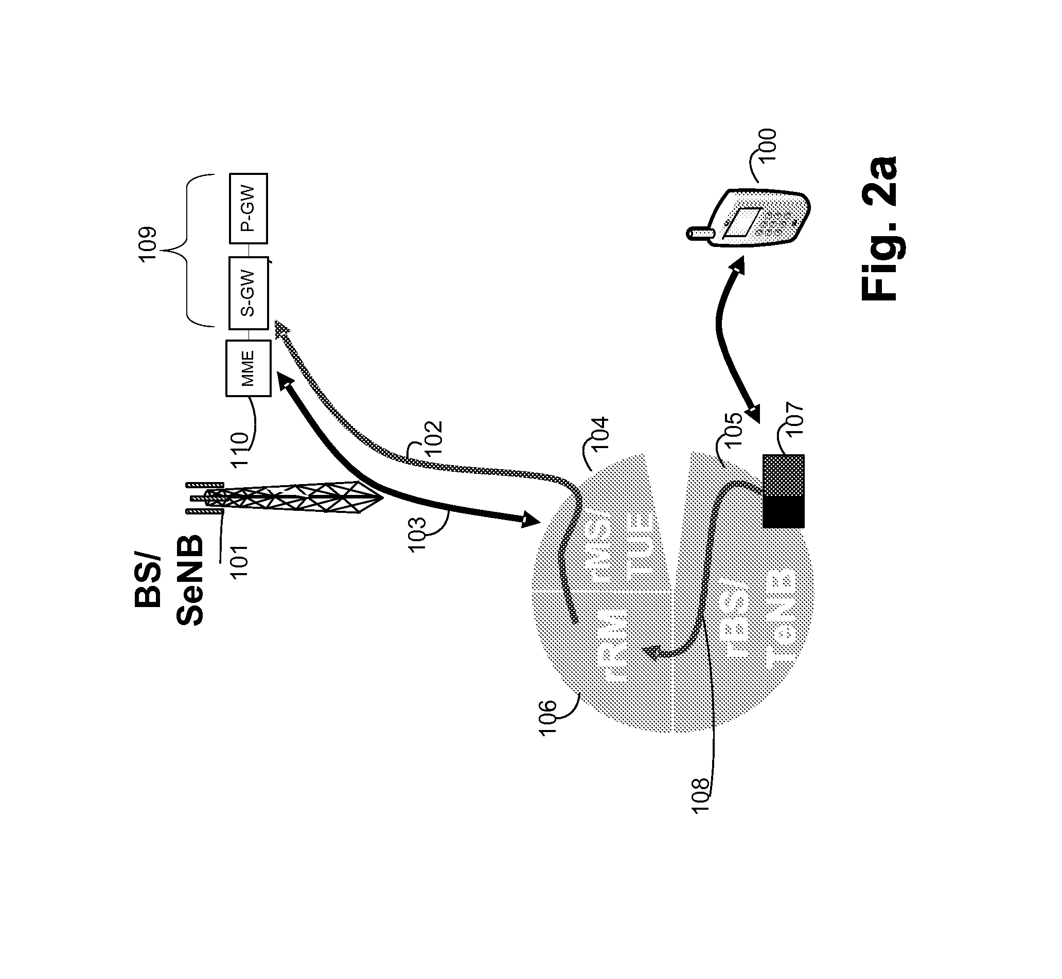 Moving cellular communication system operative in an emergency mode