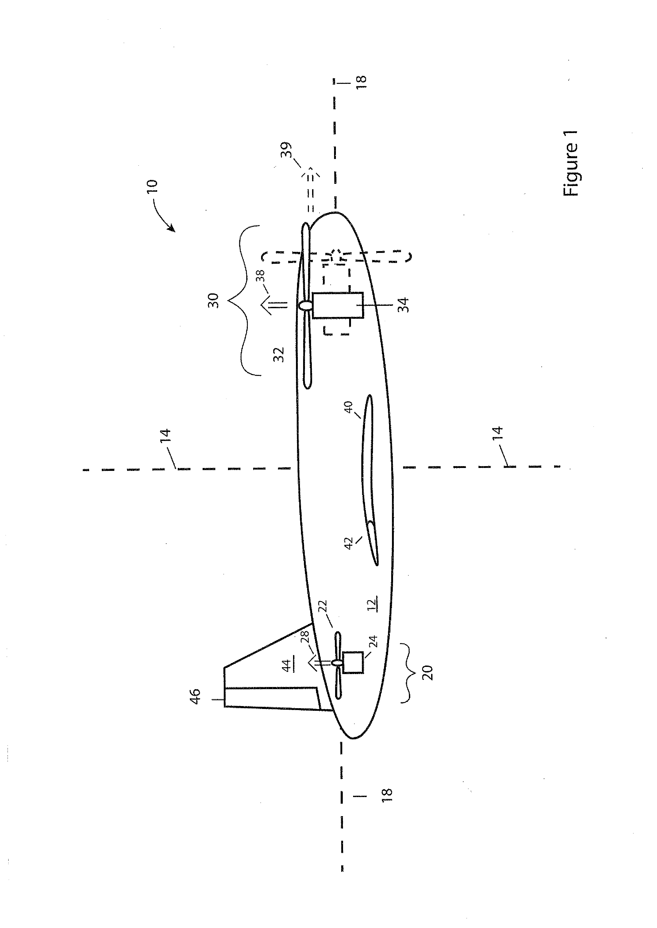 Aircraft with fixed and tilting thrusters