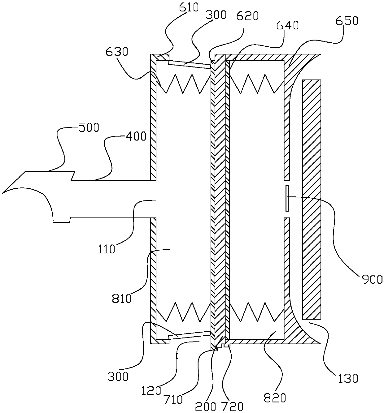 Internal and external circulation positive pressure air purifier