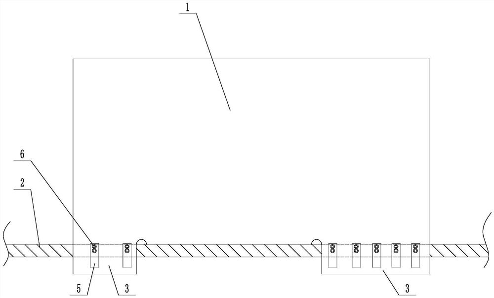 DB small board and PCB connecting structure and method