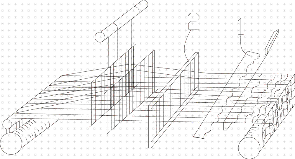 Tool and method for weaving weft arc fabric of sample weaving machine