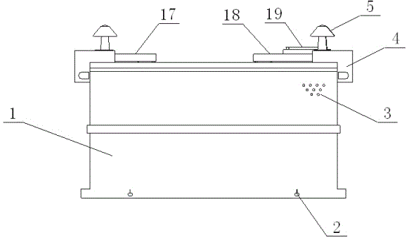 Total-buried nonmetal casing prefabricated type intelligent transformer station