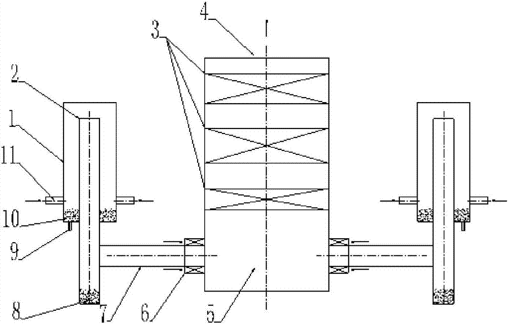 A lignite semi-coke lean oxygen combustion boiler