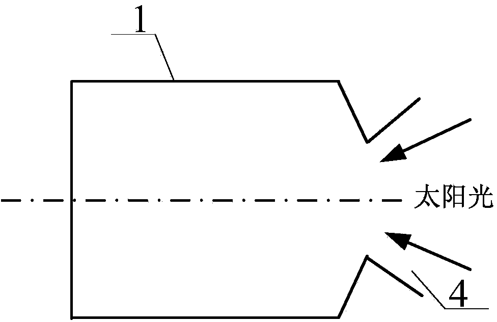 Disc Stirling engine heat collector port heat shield device and application thereof in solar power generation