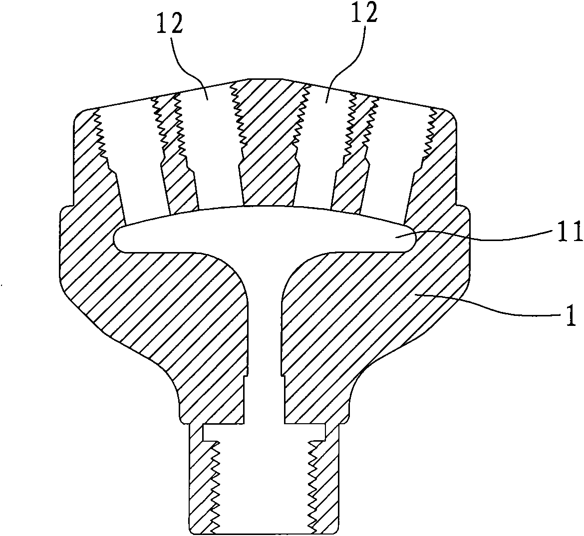 Structure of water jet blade