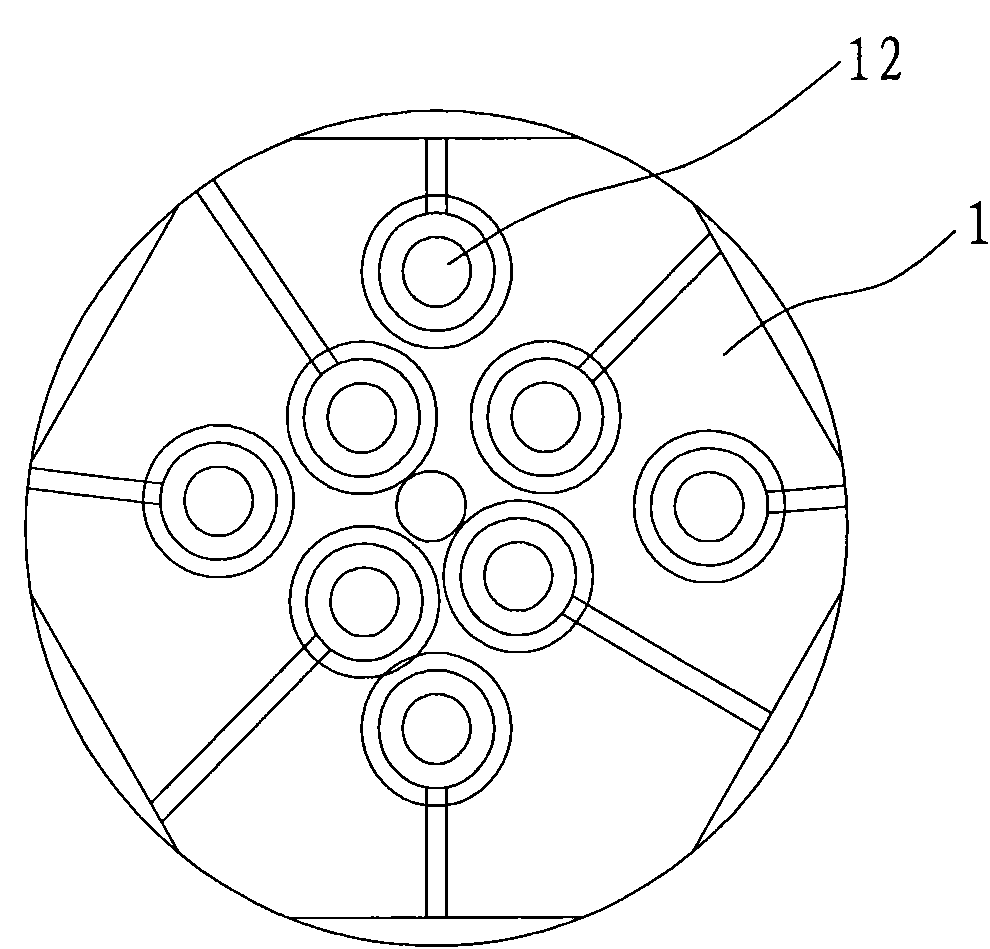 Structure of water jet blade