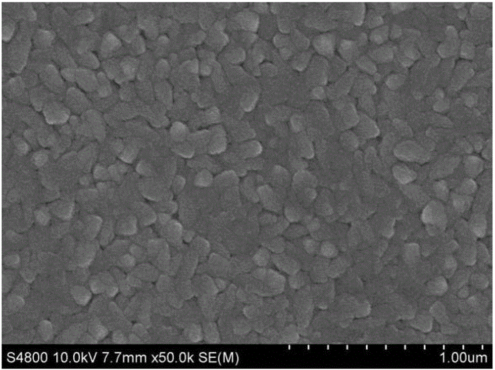 A kind of led tube core with ito nano-column mesh film and preparation method thereof