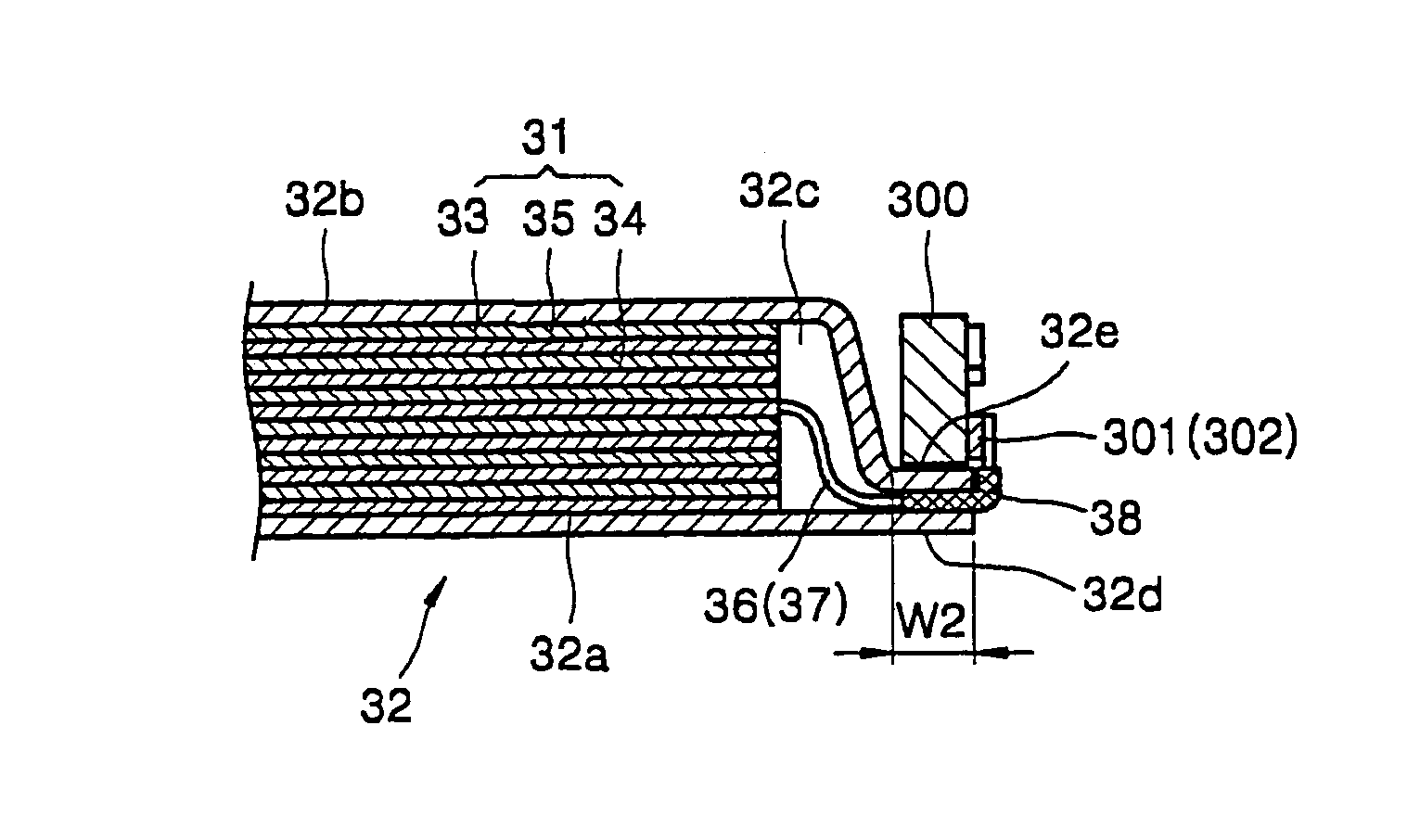 Pouch-type lithium secondary battery and fabrication method thereof