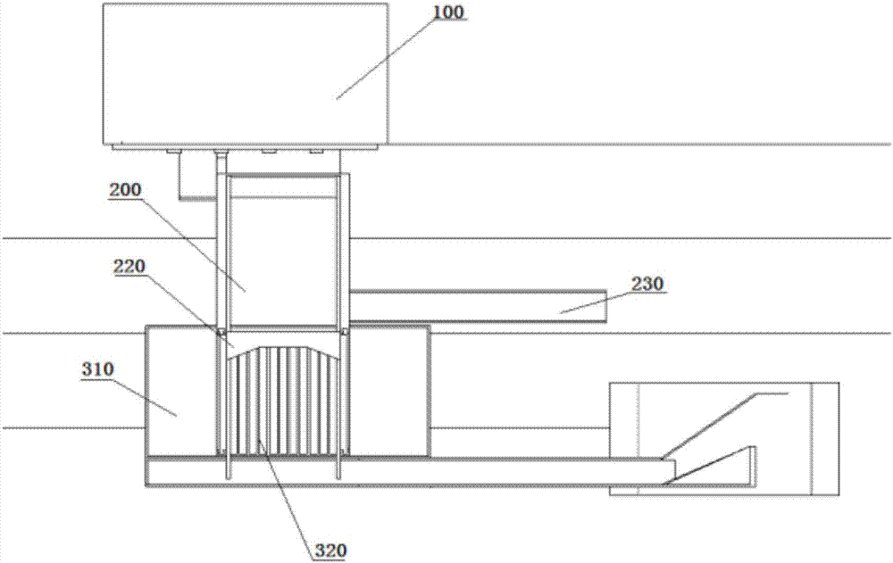 Water temperature cooling circulating system in bearing part quenching water tank