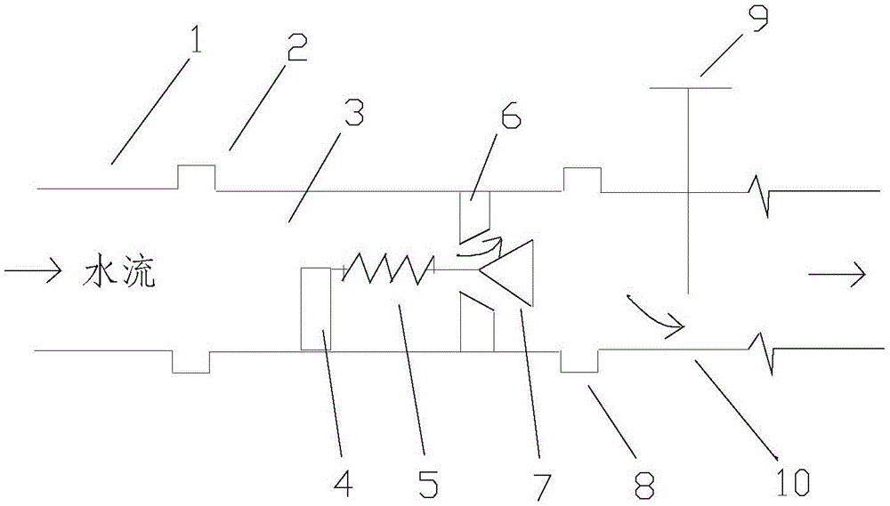 Pressure reduction device for domestic tap water pipes