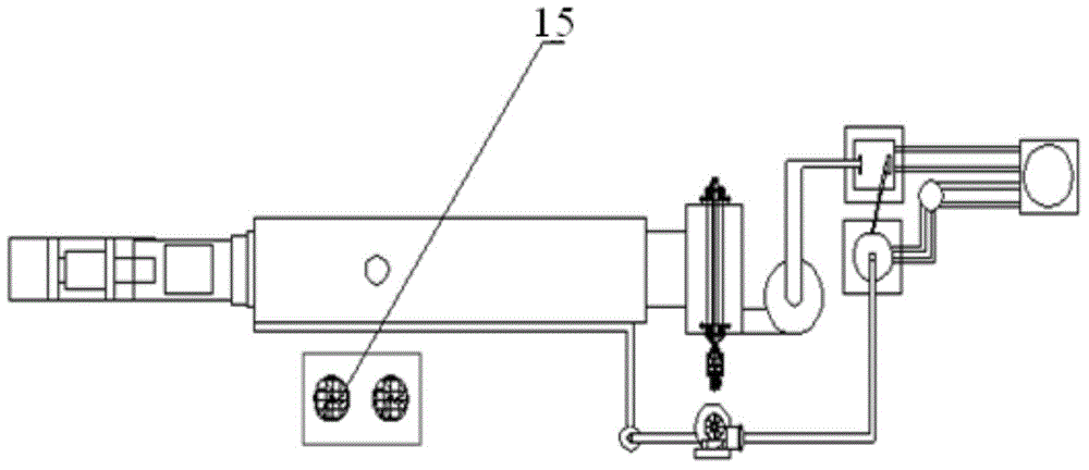 Continuous sectioned crop straw pyrolysis circulation system