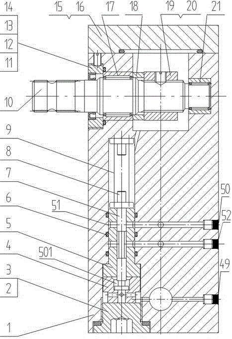 Manual variable oil pump