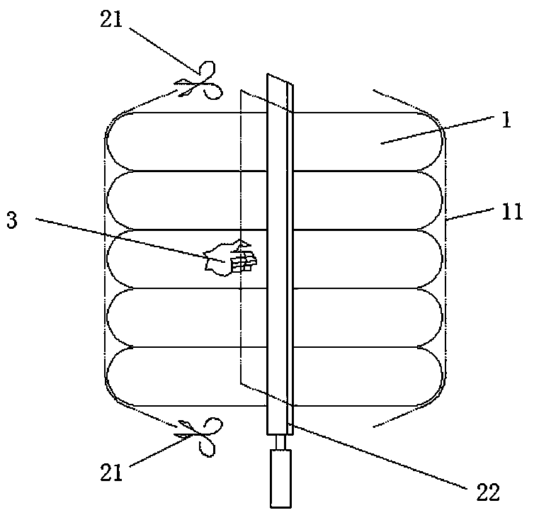 Equipment for removing packaging film of tire belt group