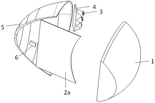 A lighting device for enhancing the far-field brightness of automobile low-beam headlights