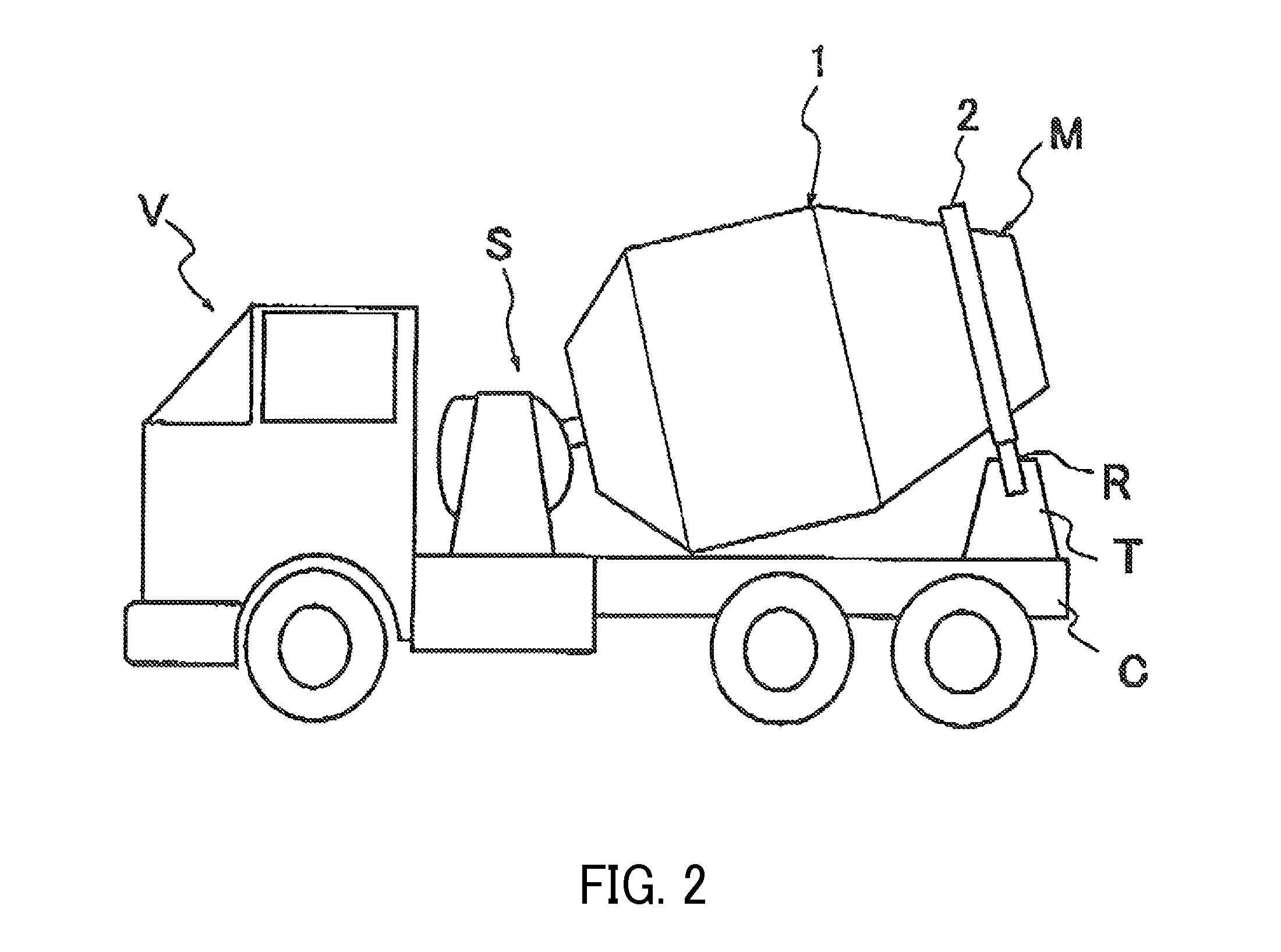 Mixer drum driving device