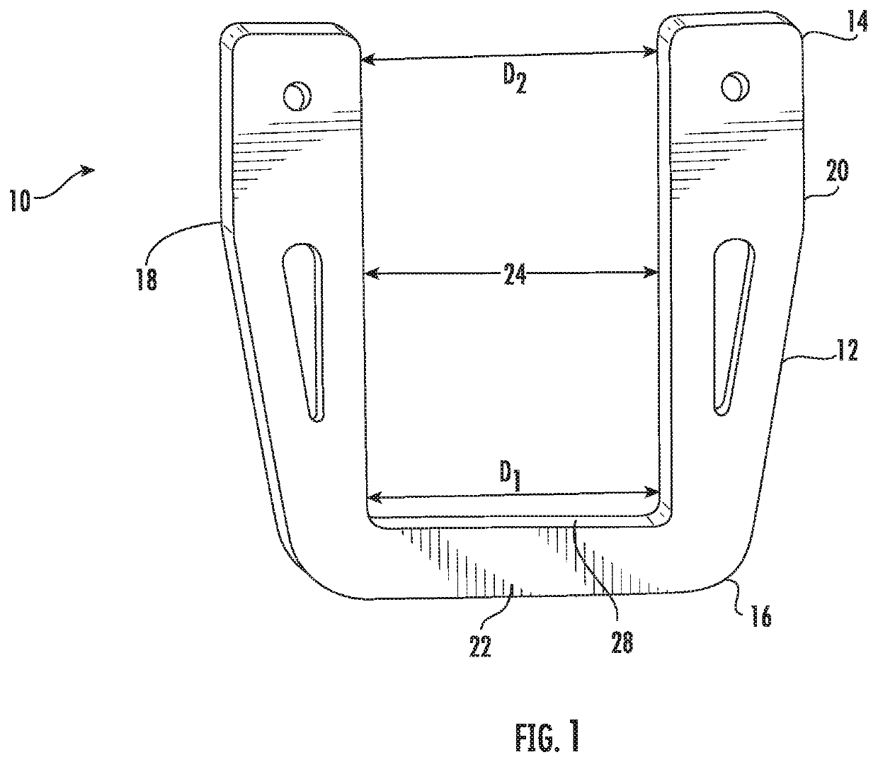 Storage mount for hitch equipment