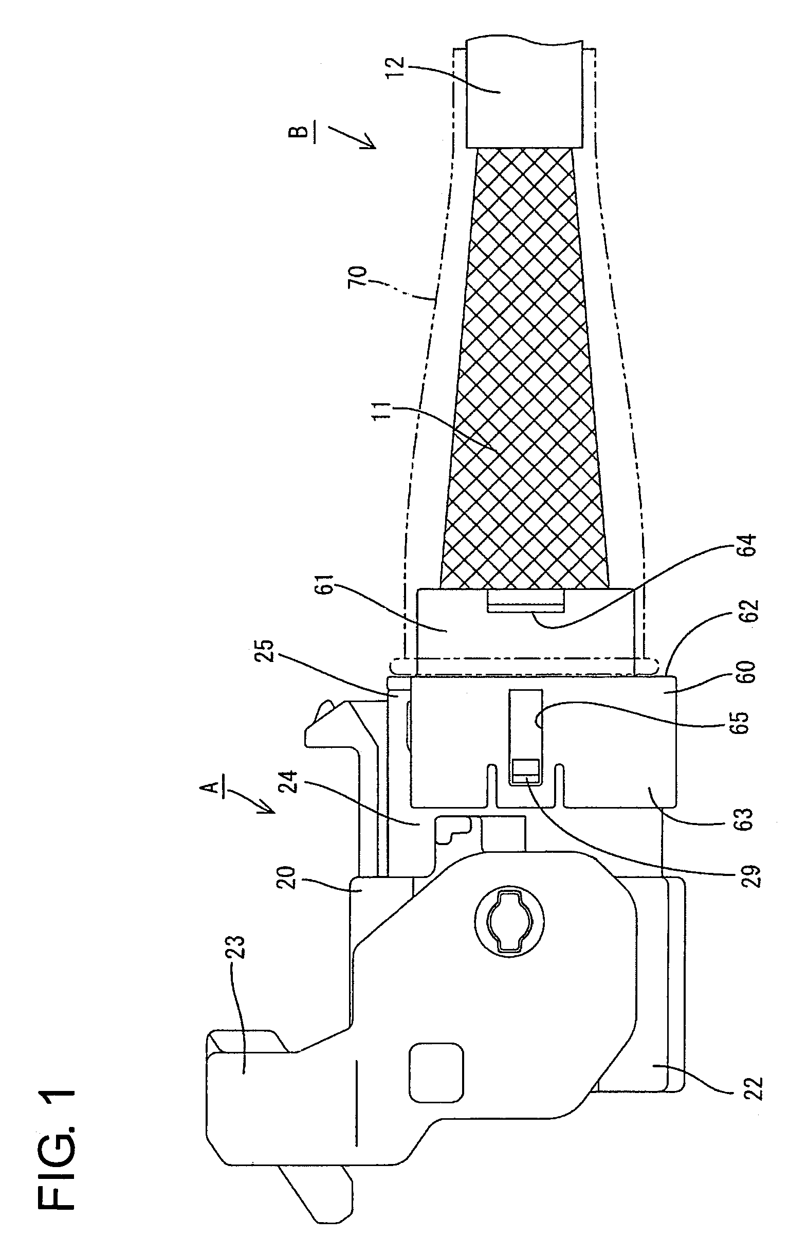 Shielded connector with insert molded shielding shell and resin cover