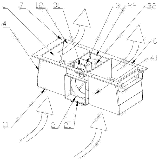 Air inlet channel applied to fresh air purification system