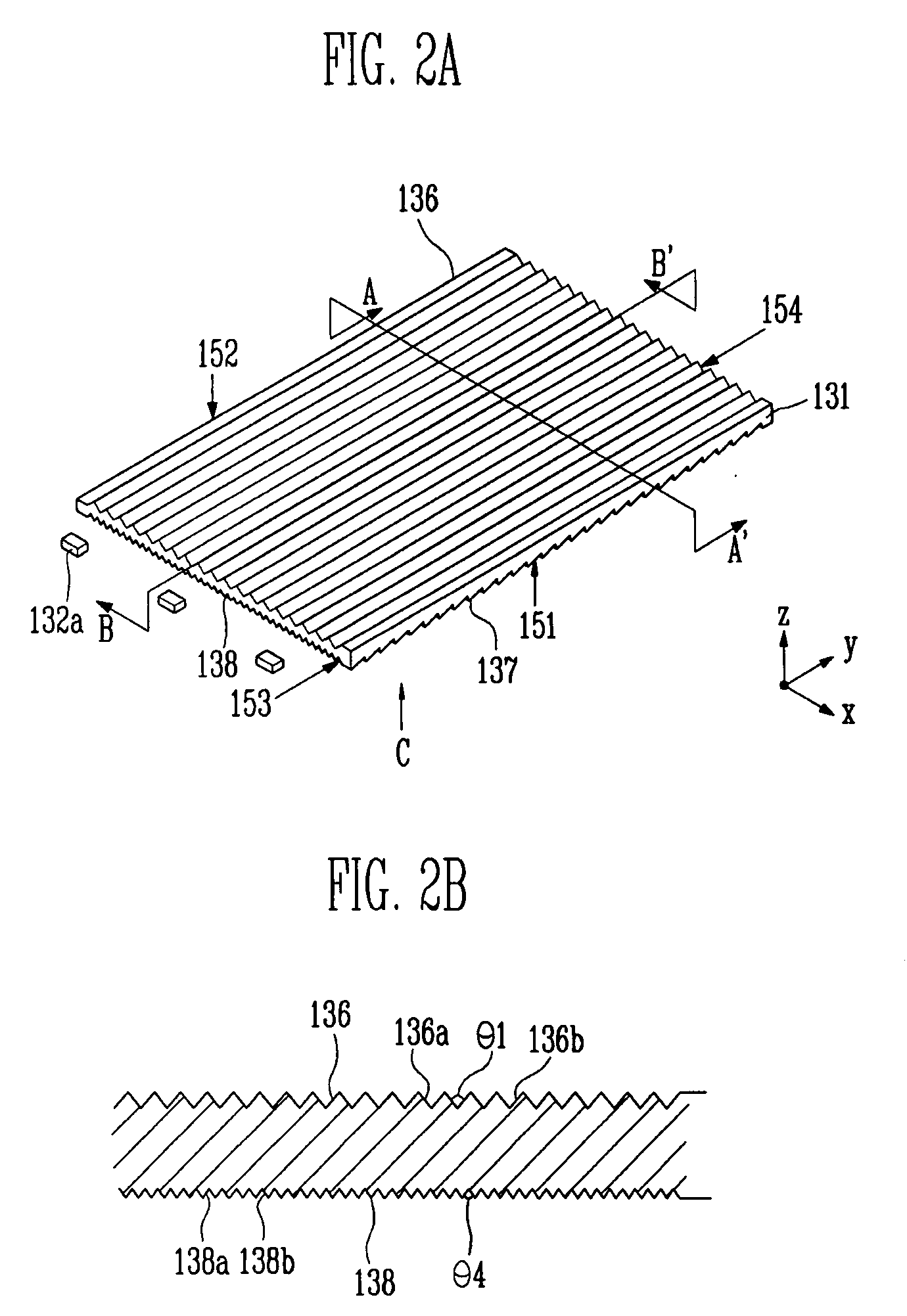 Light guide member and backlight unit including light guide member