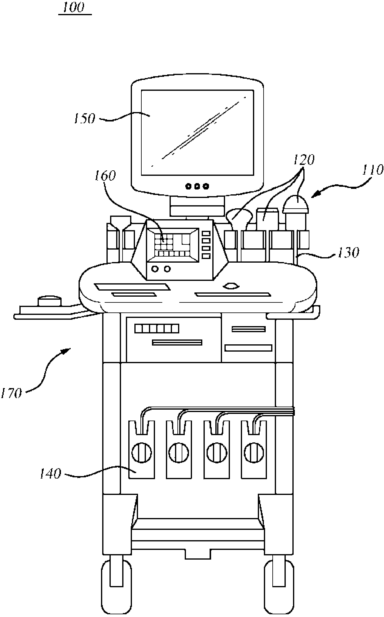 Probe having separable scanhead