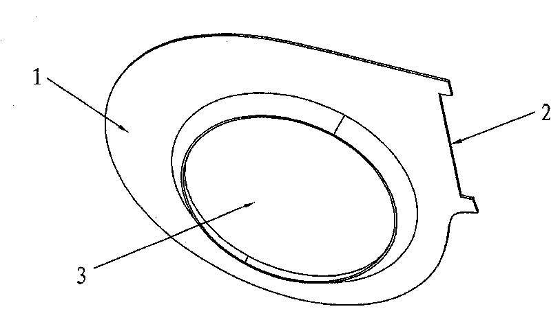 Volute casing of forward curved multi-blades centrifugal fan