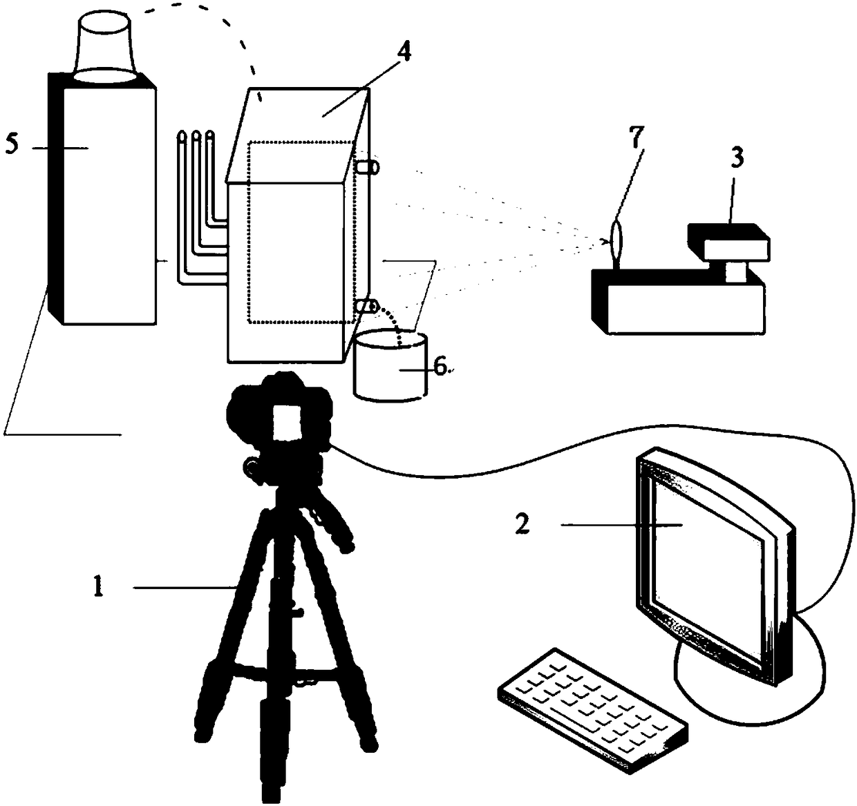 Method for measuring liquid flow in saturated porous medium