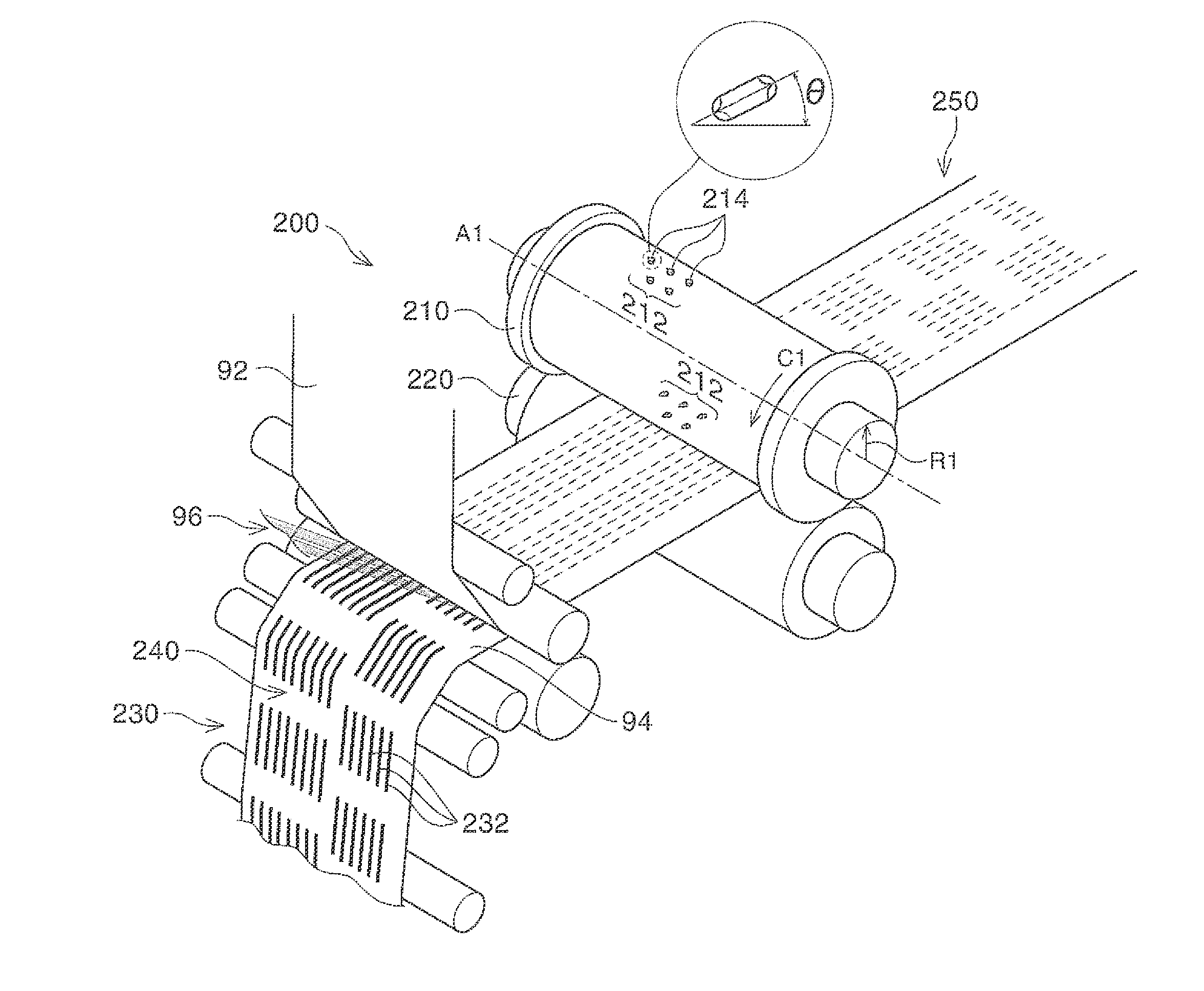 Elastic Member Cutting Roll System, Method, and Absorbent Article Made Therefrom