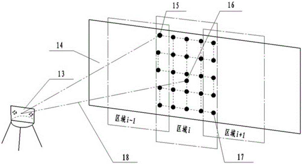 Large-scale complex curved surface measurement system and application thereof