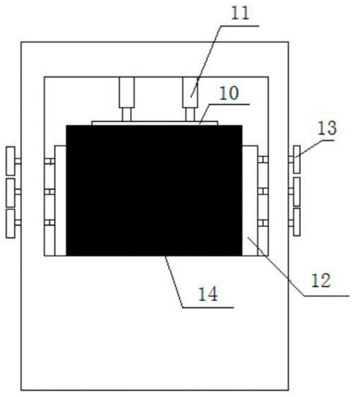 Dust production simulation experiment device for heading machine cutting head and experiment method thereof