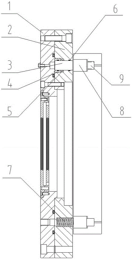 Multi-oil cylinder axial loading system