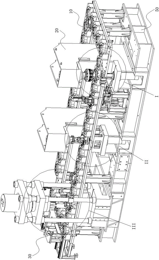 Press-fitting production line for hub assemblies