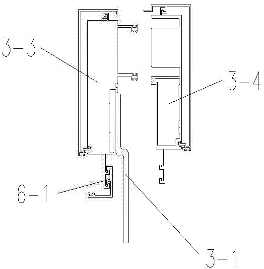 Fireproof joint structure of tower curtain wall floor plate