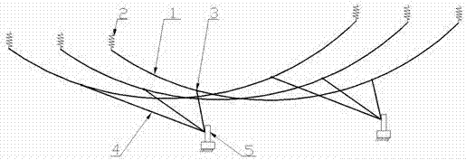 A dance prevention method for UHV horizontally arranged transmission lines