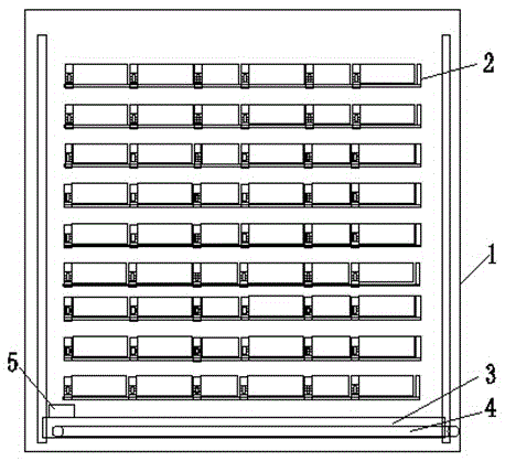 Self-service vending machine and goods dispensing method thereof