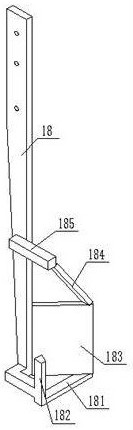 Small-space guardrail hot galvanizing device