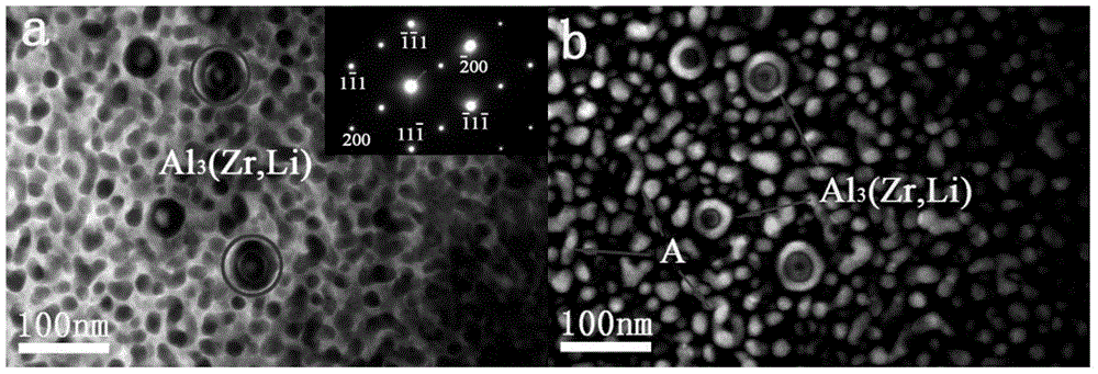 Low-density and high-rigidity cast aluminum-lithium alloy and method for preparing same