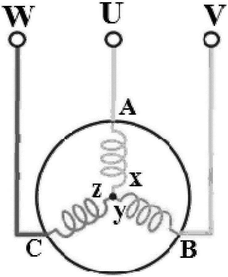 Separating type transformer capable of transforming three phases into single phase