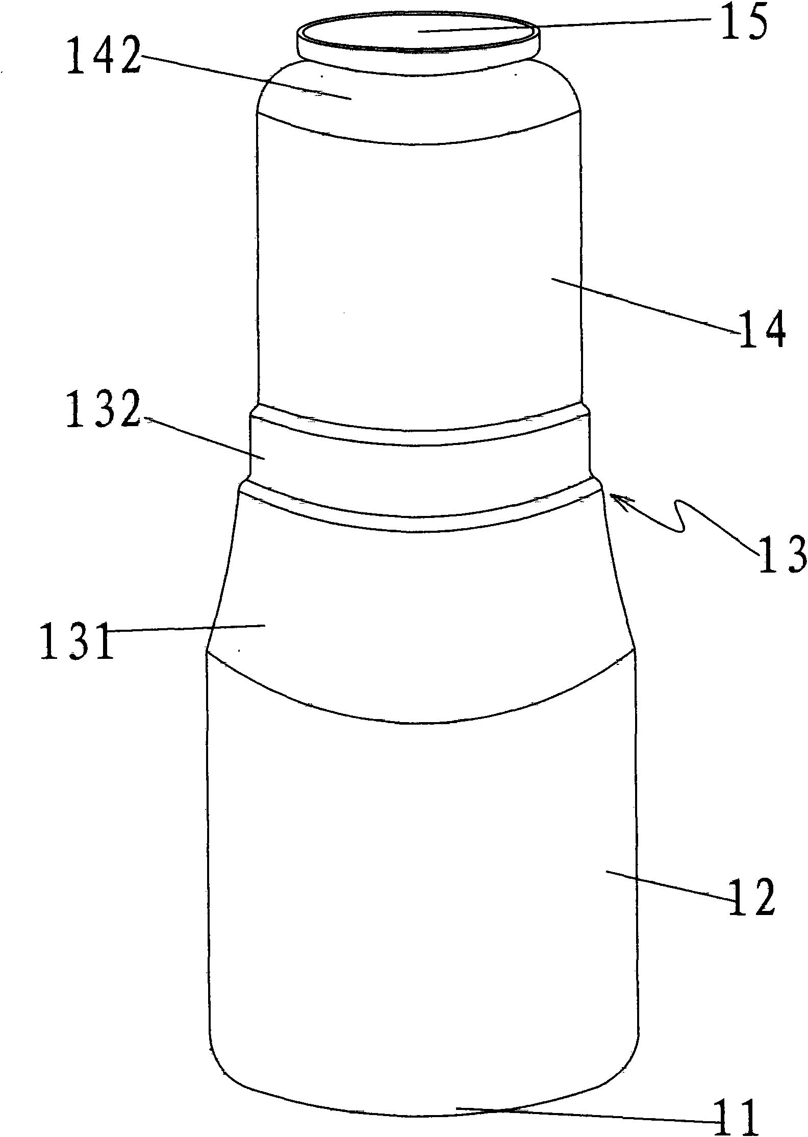 Double-waist aluminum packaging tin and production method