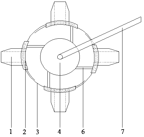 An adjustable mulch punching machine