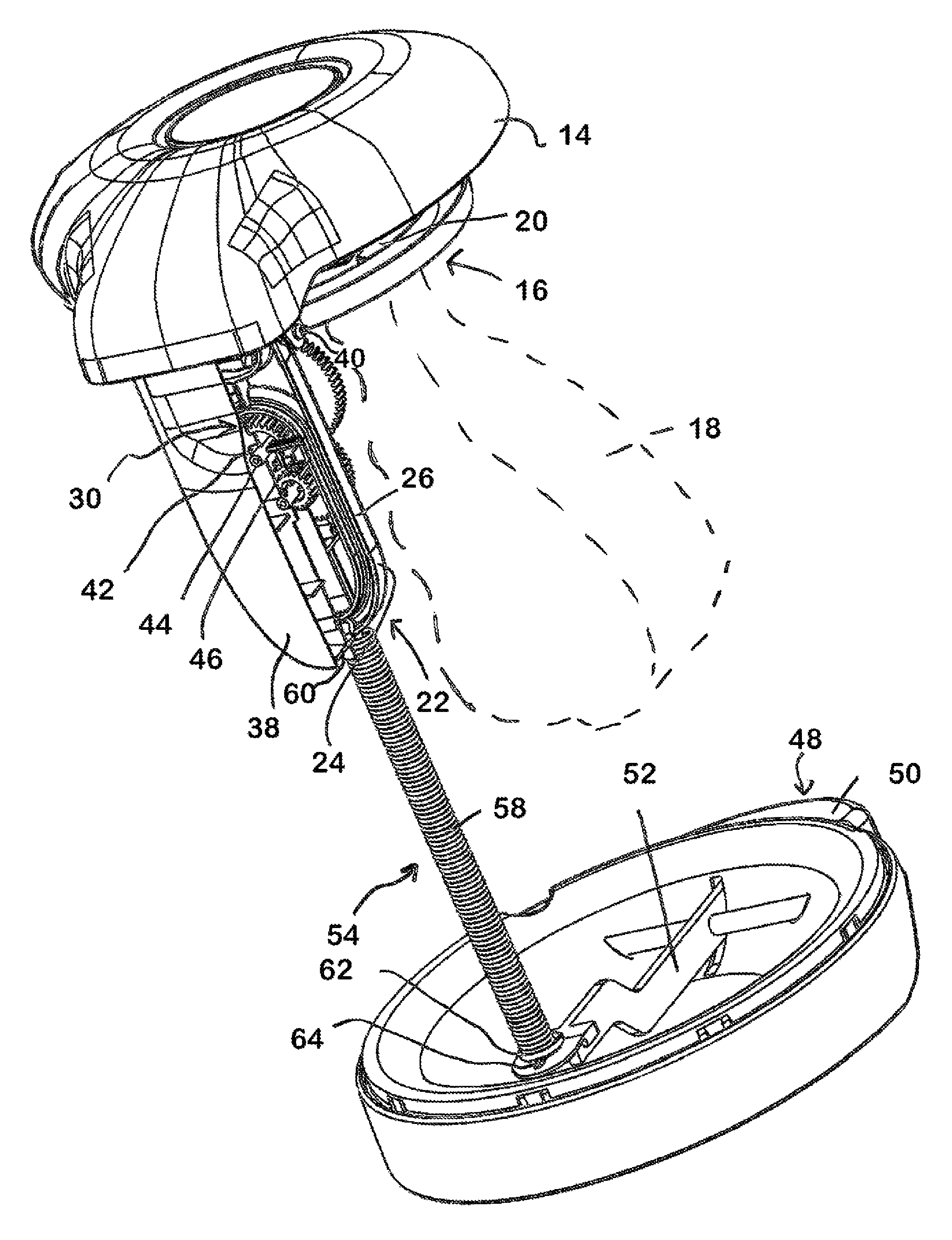 Medical waste disposal device with self-closing lid