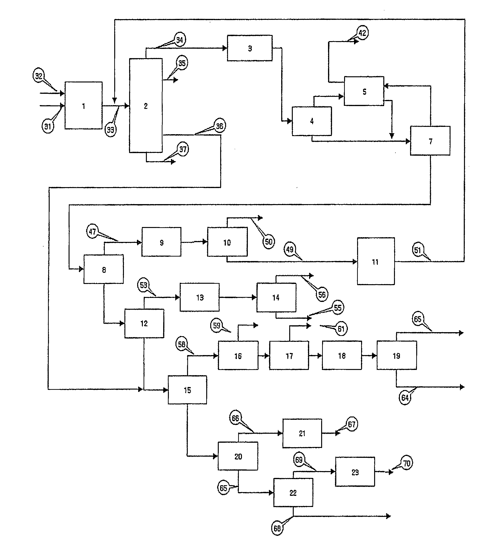 Process for increasing production of light olefins from hydrocarbon feedstock in catalytic cracking