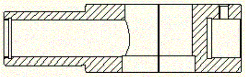 Press riveting device of steering engine hydraulic cylinder assembly