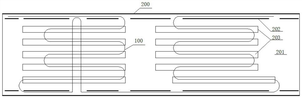 Refrigerator heat exchange tube positioning device and system