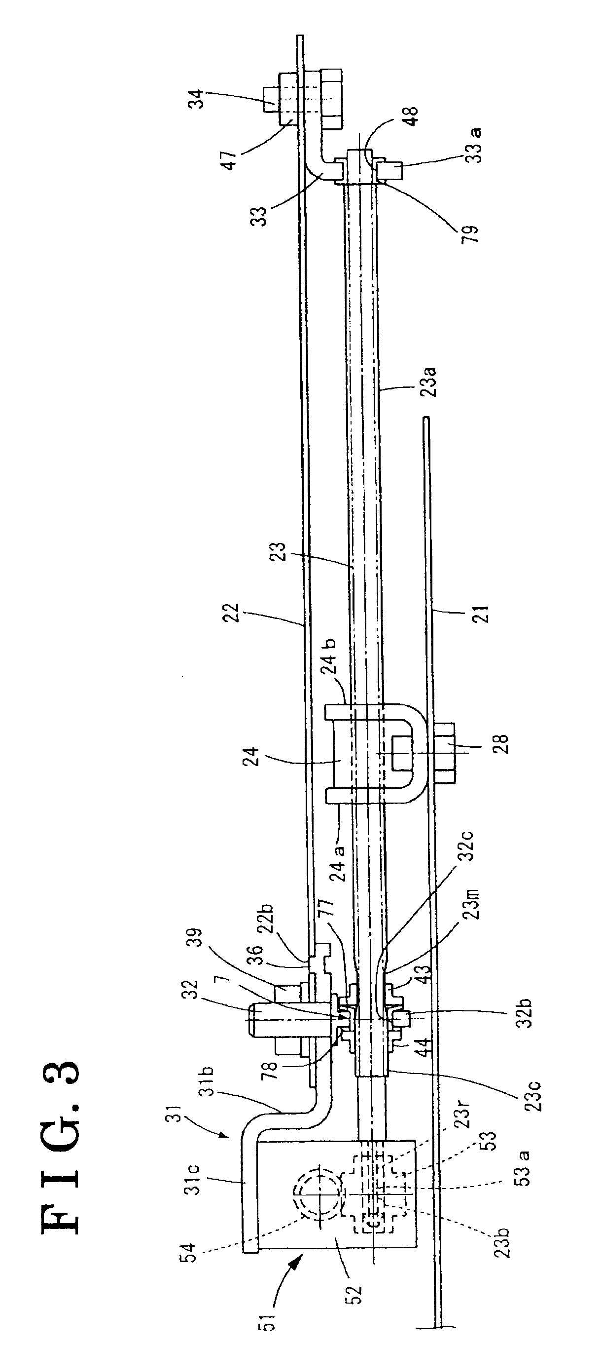 Power seat slide apparatus