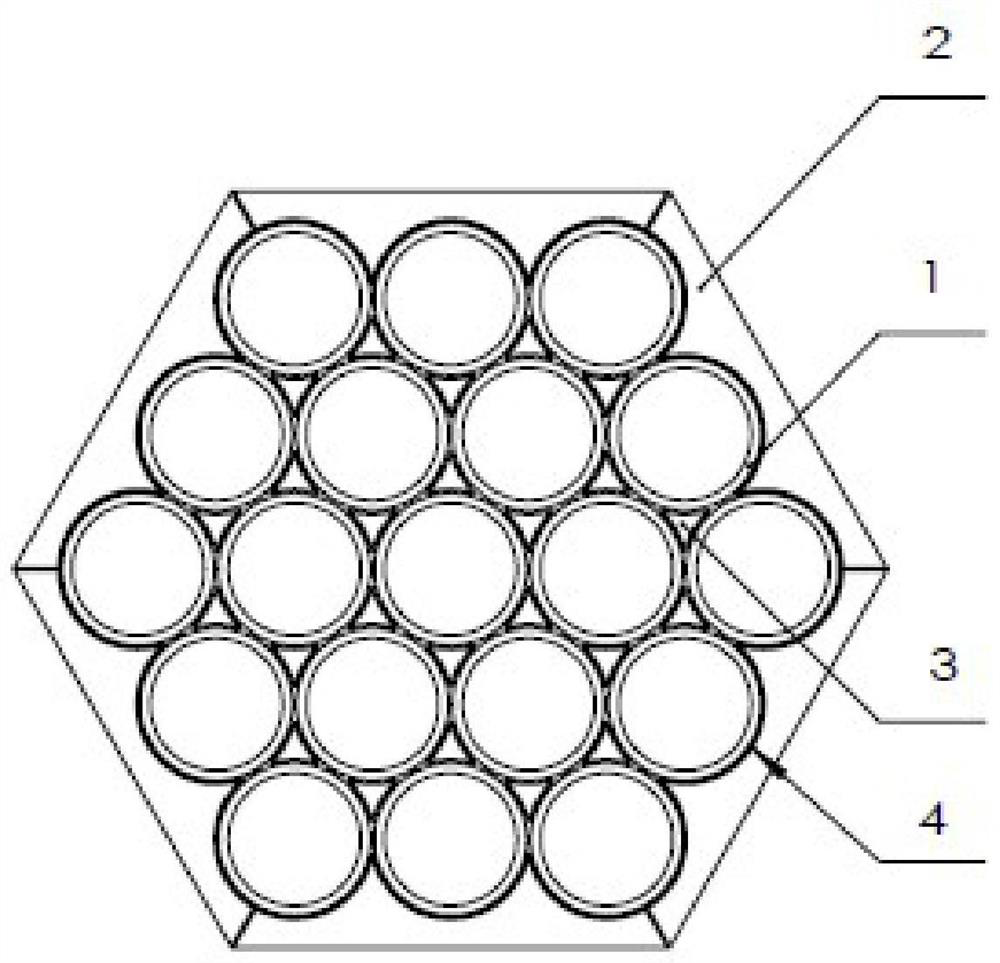 Stainless steel honeycomb type heat exchanger and vacuum brazing method thereof